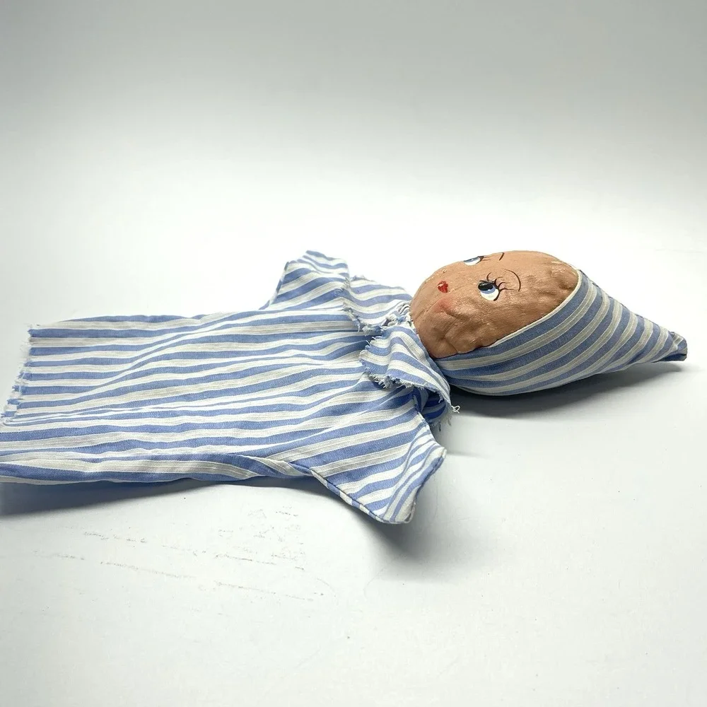 Vintage 1950s Children's Hospital Hand Puppet Kewpie Doll‎
